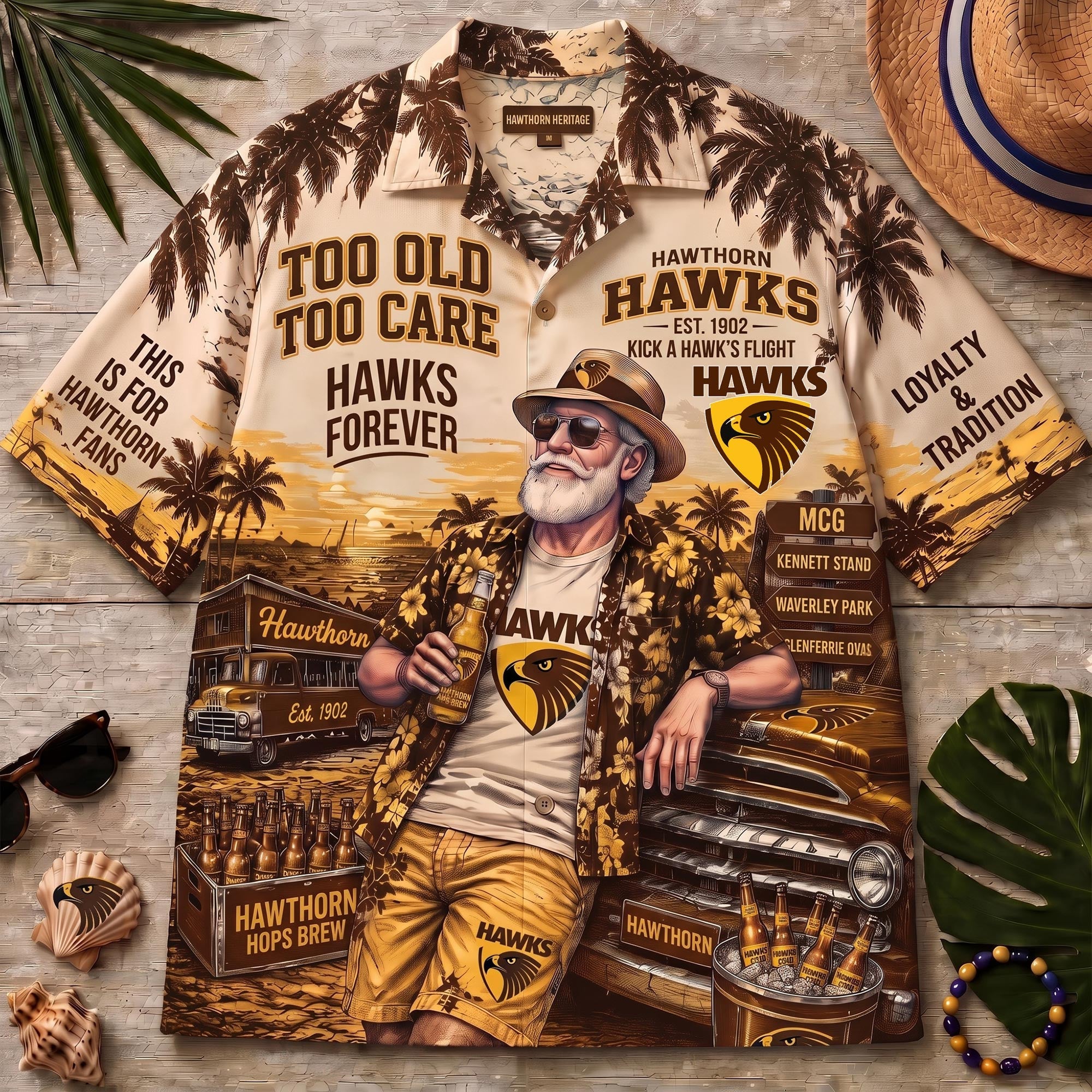 PREMIUM HAWAIIAN SHIRT TLQ DBD HAHA 1808264