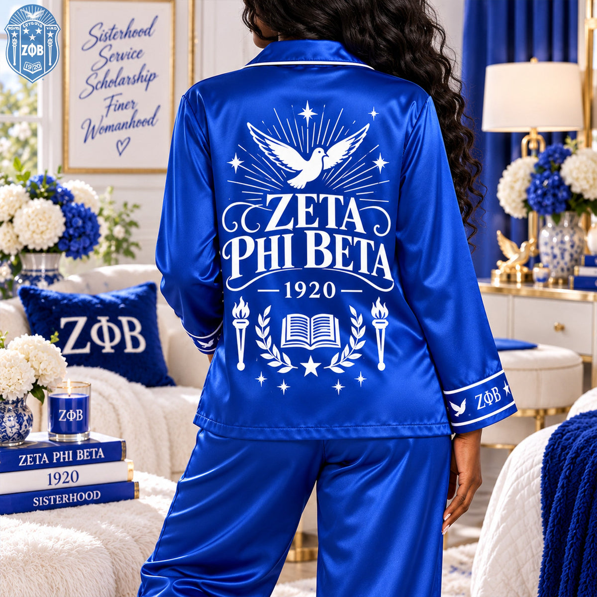 Women’s Premium Signature Satin Pajama Set HANNN TND ZPB 06102610