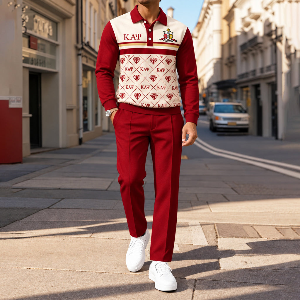 PREMIUM LONG POLO & PANTS SET ALK YPT KAP 1410261
