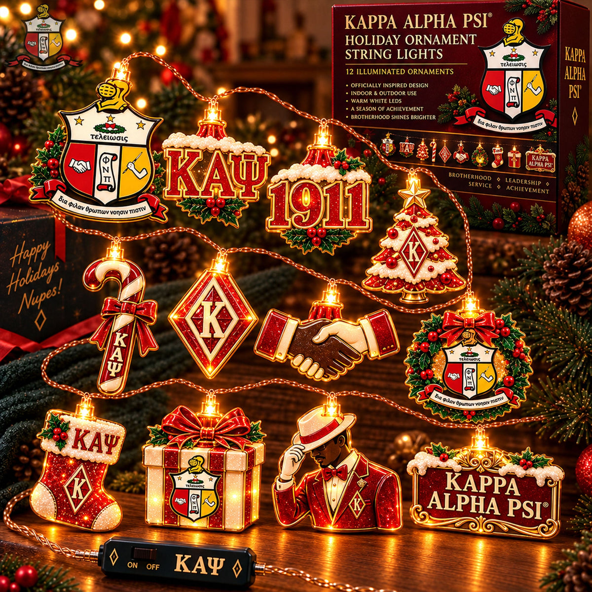 Christmas Ornament String Lights – Festive LED Decorations HANNN TND KAP 1510266