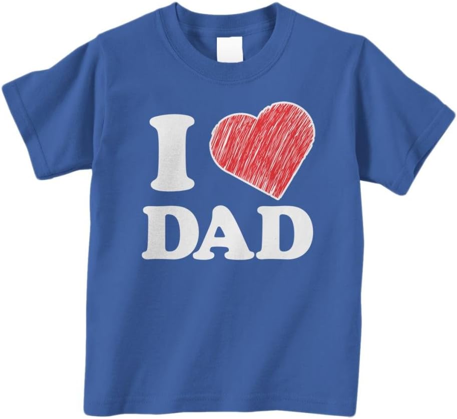 Threadrock Little Boys' I Love Dad Infant\/Toddler