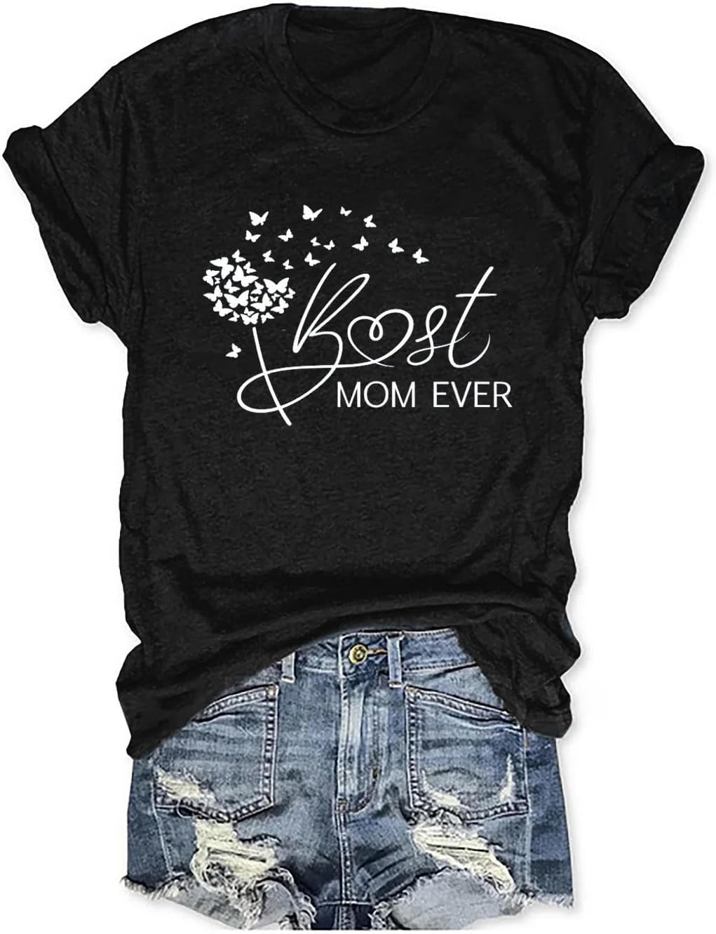 Womens Boy Mama Shirt Casual Letter Printed Boy Mom T-Shirts Short Sleeve Mother's Day Graphic Tee Tops Mother Shirt