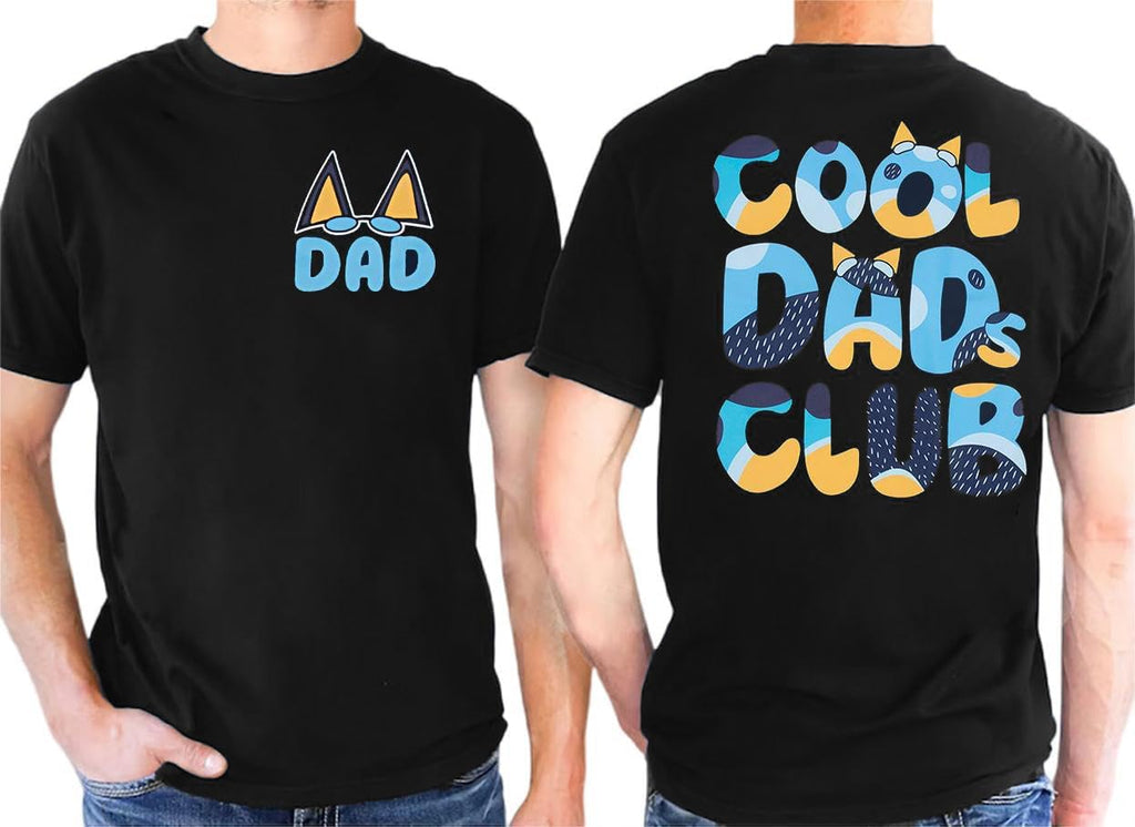 Dad Shirt Men Cool Dad Club T-Shirts Father's Day Tops Dad Birthday Gift Tees Dad Life Clothes