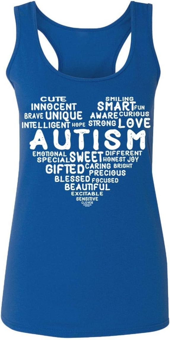 Kropsis Heart Love Sweet Smart Honest Autism Awareness