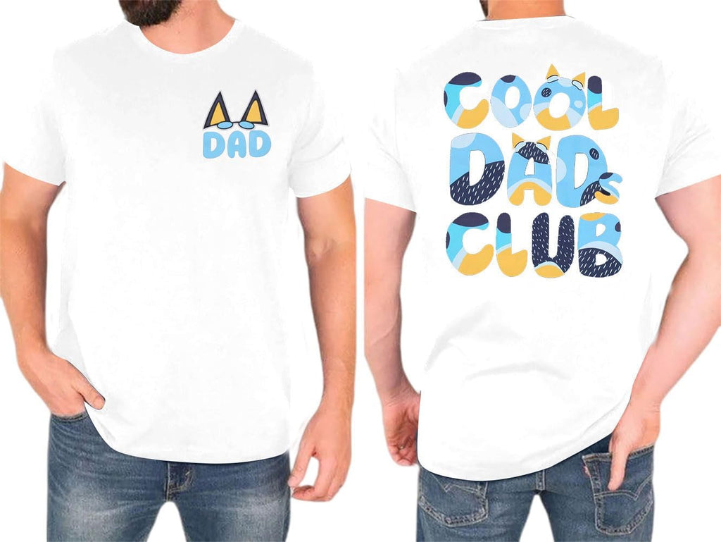 Dad Shirt Men Cool Dad Club T-Shirts Father's Day Tops Dad Birthday Gift Tees Dad Life Clothes