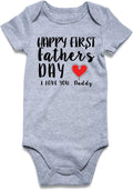 UNICOMIDEA Baby Boys Girls Romper Letter Printed Newborn Outfit Short Sleeve Bodysuits 0-12 Months
