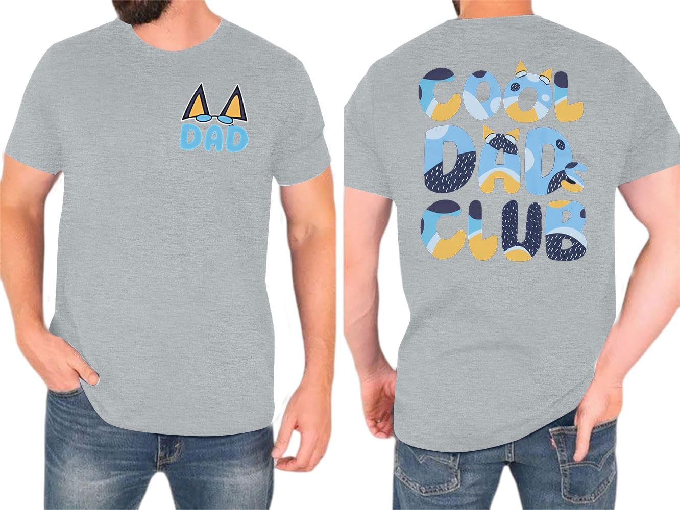 Dad Shirt Men Cool Dad Club T-Shirts Father's Day Tops Dad Birthday Gift Tees Dad Life Clothes