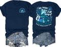 LAZYCHILD Autism Awareness Shirt for Women: Blue Autism Awareness Shirts We Wear Blue T-Shirt Puzzle Piece Tee Tops