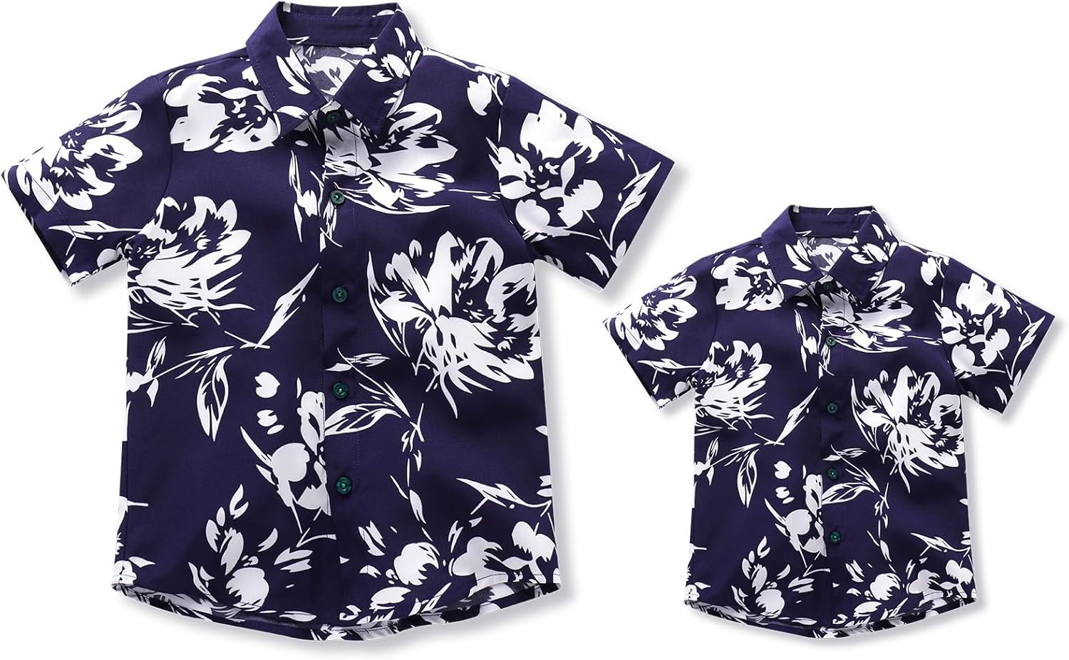 Daddy and Me Matching Outfits Hawaiian Father and Son Matching Shirts for Family Photoshoot Summer Men Boys Father's Day Tops