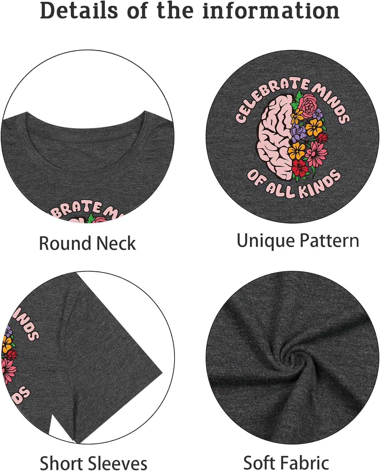 Autism Awareness Shirt Women Autism Acceptance Shirt Be Kind Shirt for Women Autism Support Tee Tops
