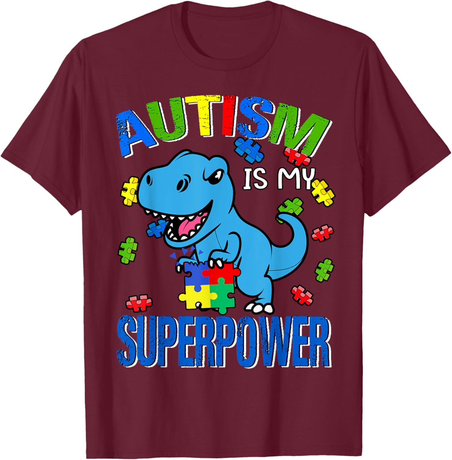 Kids Autism Is My Superpower Funny Awareness Boy Toddler