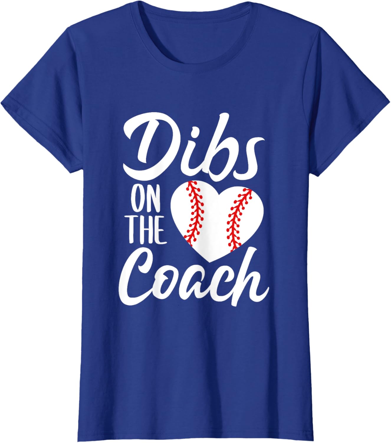 Dibs On The Coach Funny Baseball Heart Cute Mother's Day
