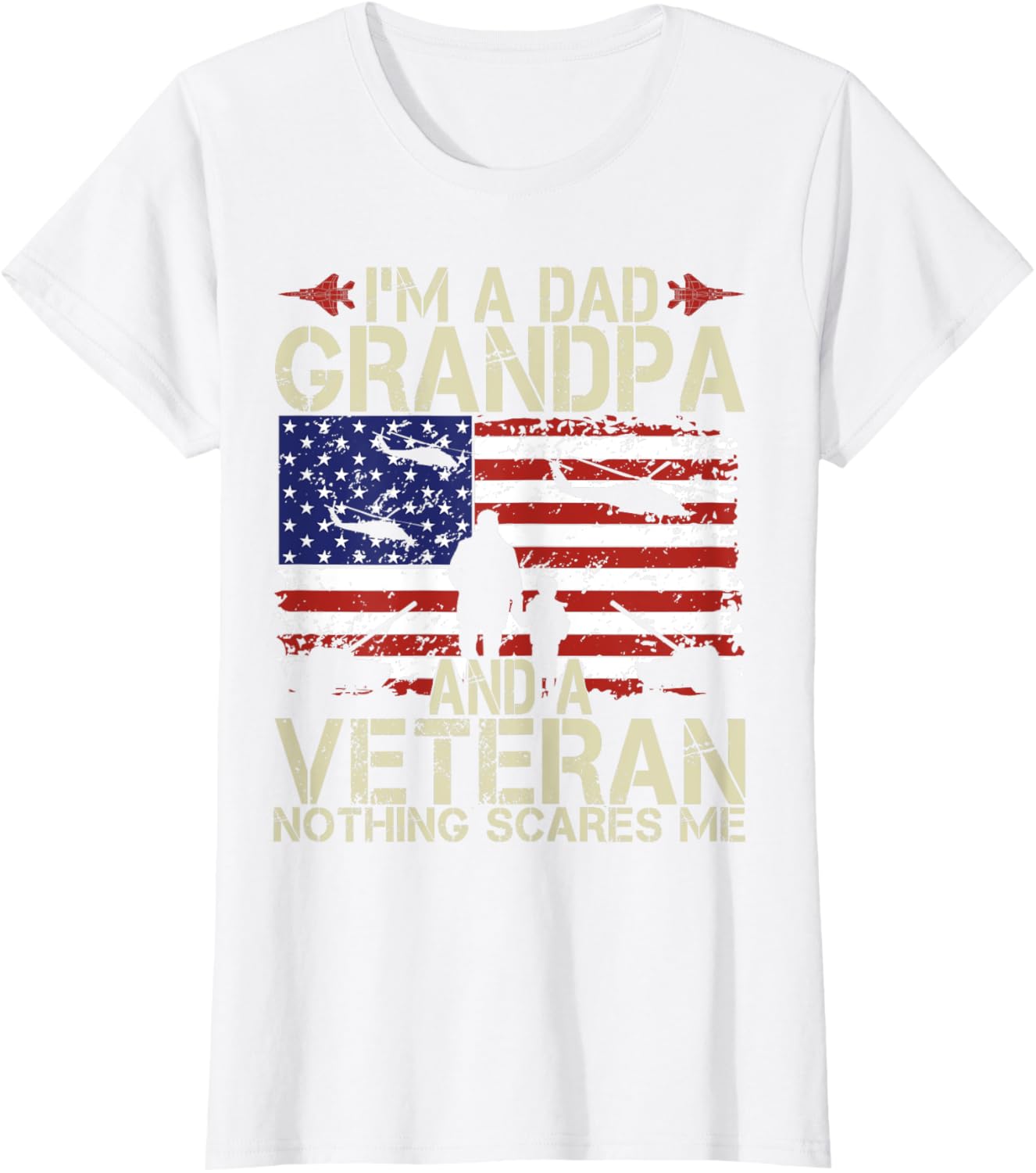 I'm A Dad Grandpa And Veteran Fathers Day Papa Grandpa Gifts