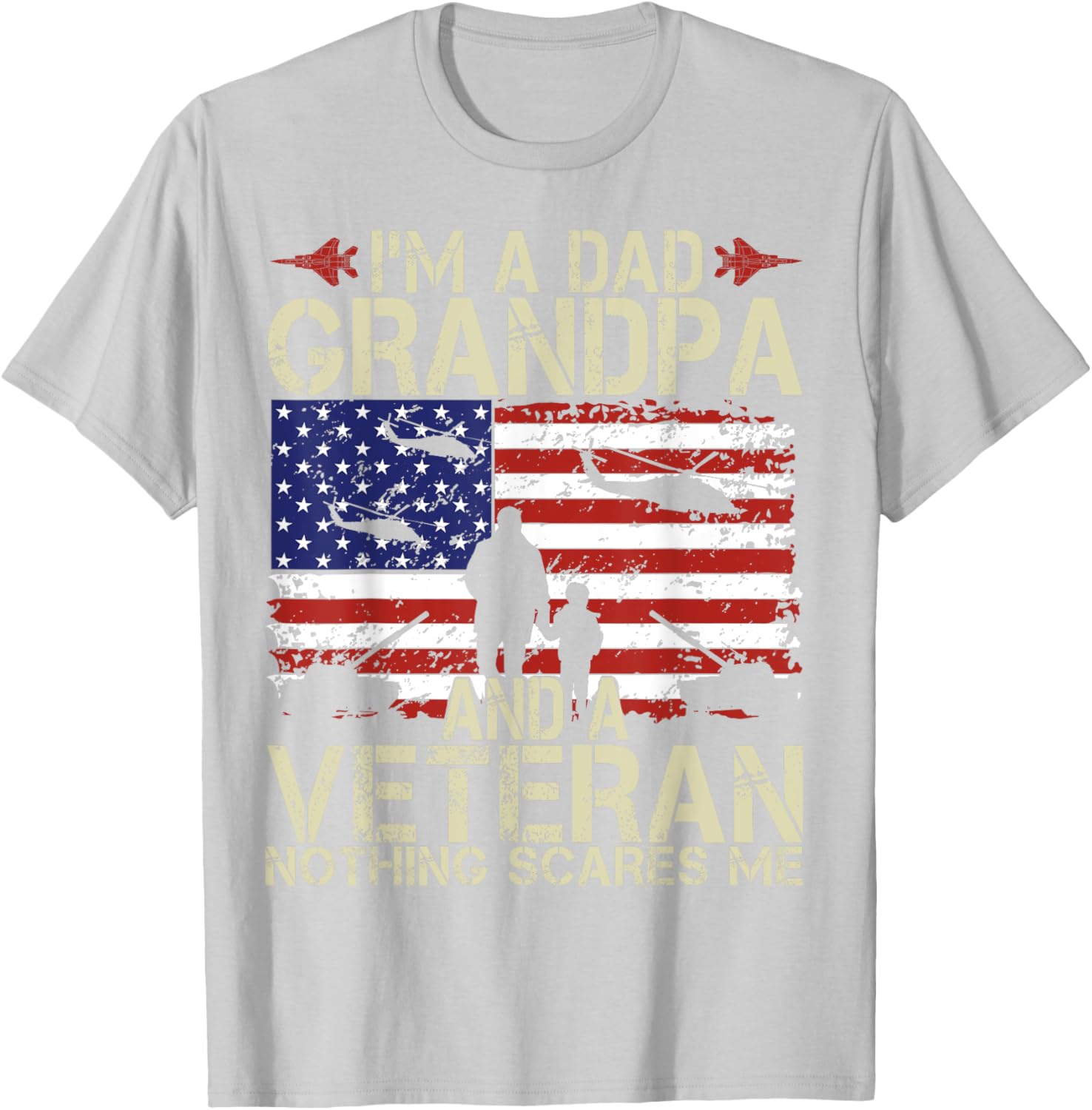 I'm A Dad Grandpa And Veteran Fathers Day Papa Grandpa Gifts