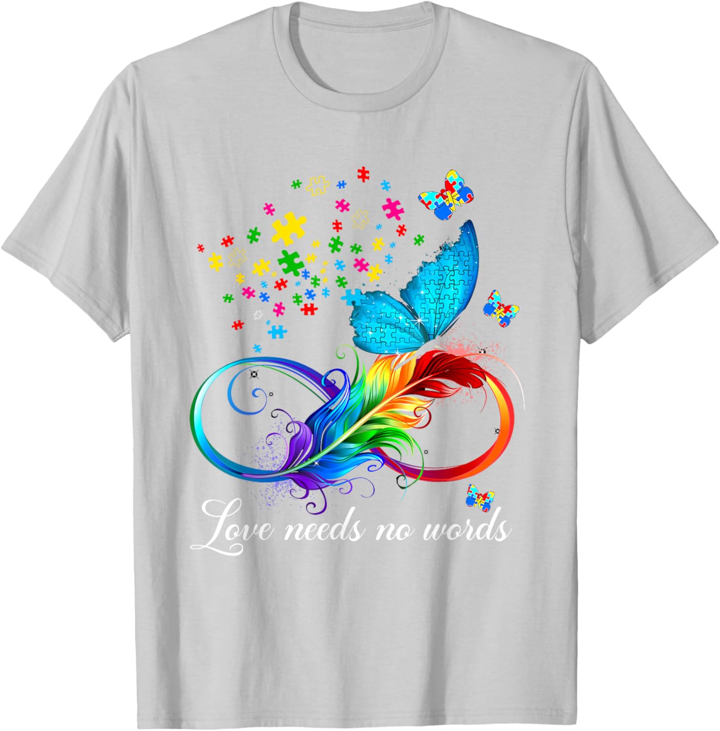 Love Needs No Words Autism Kids Mom Support Autism Awareness