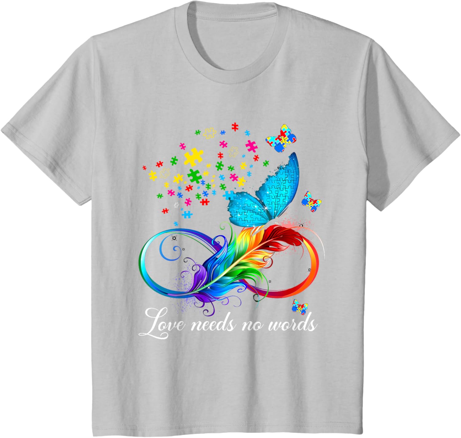 Love Needs No Words Autism Kids Mom Support Autism Awareness