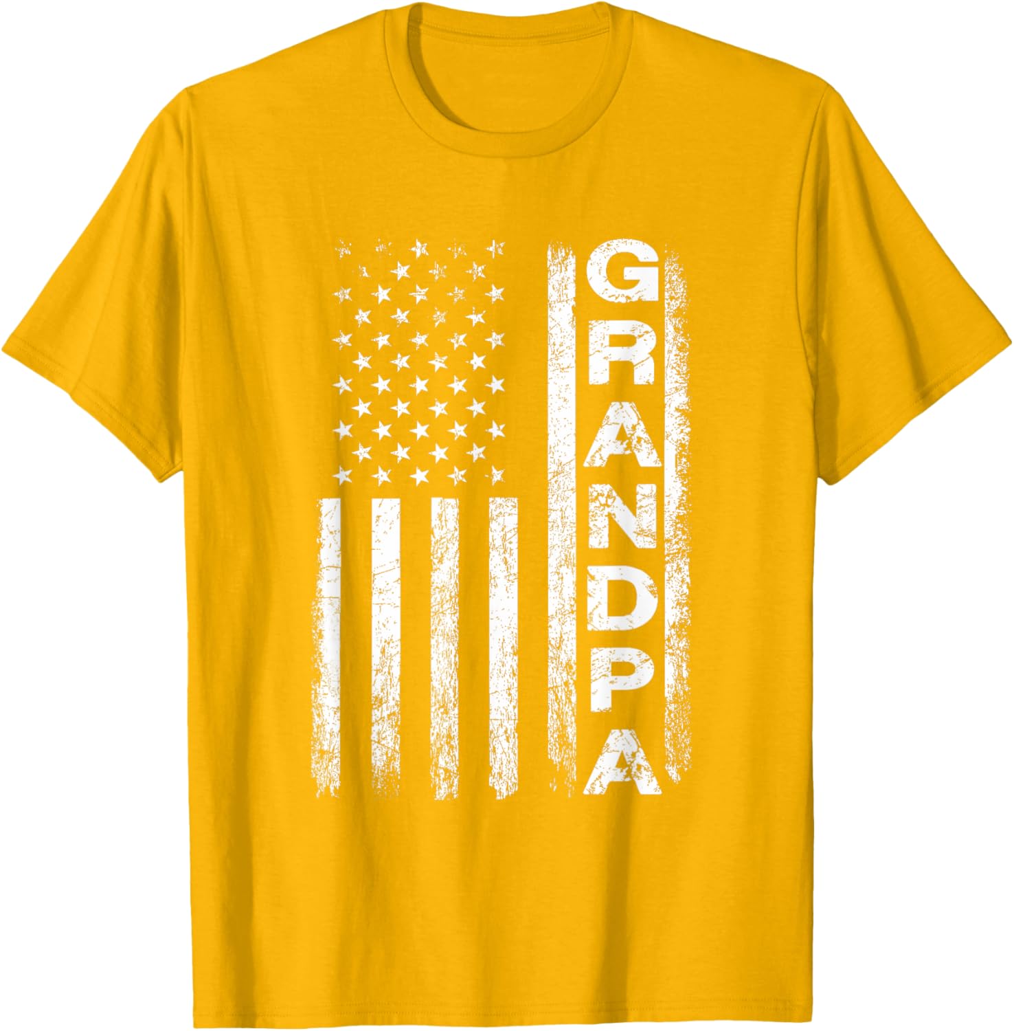 Grandpa Vintage American Flag Father's Day 4th of July Papa