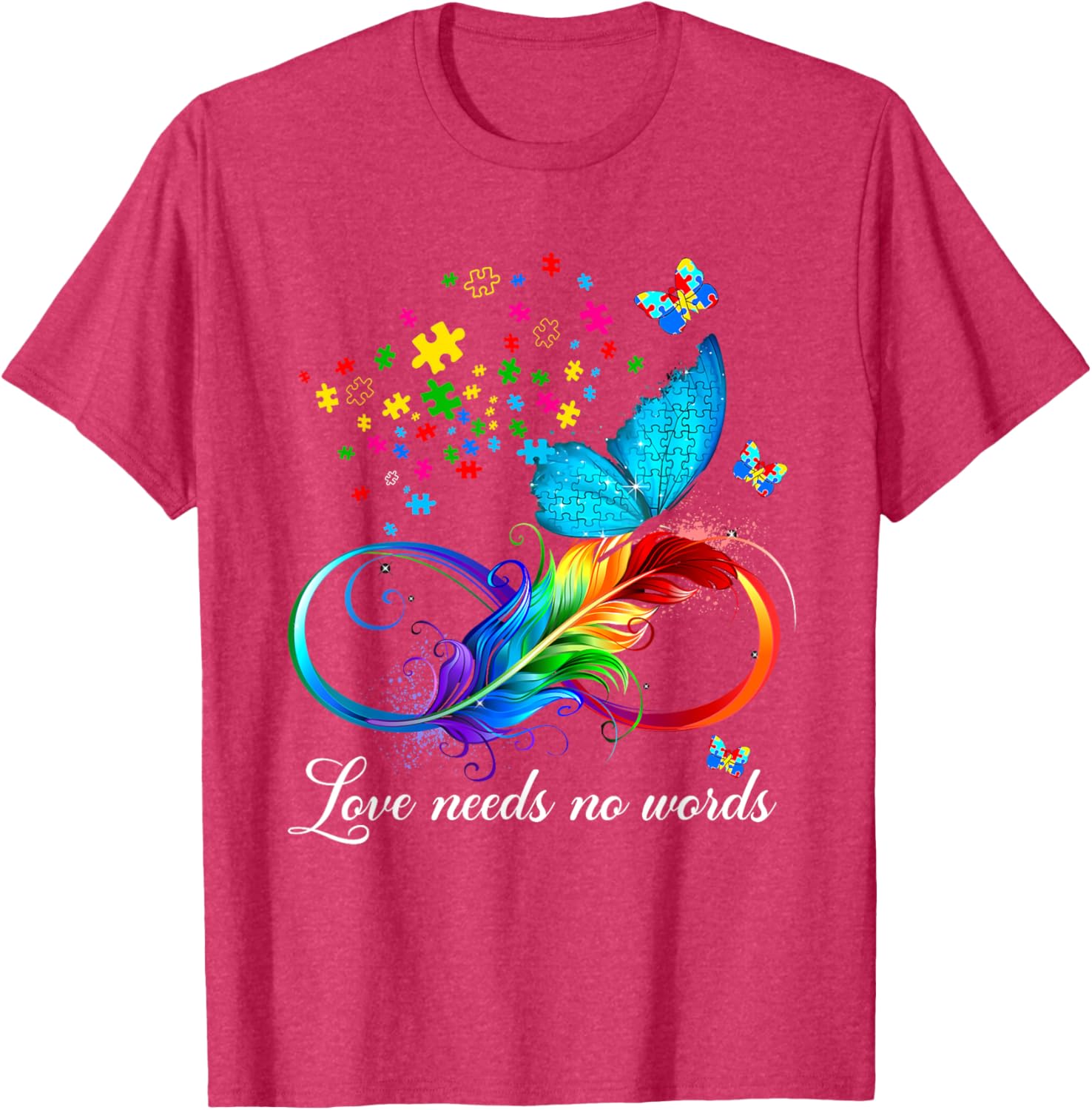 Love Needs No Words Autism Kids Mom Support Autism Awareness