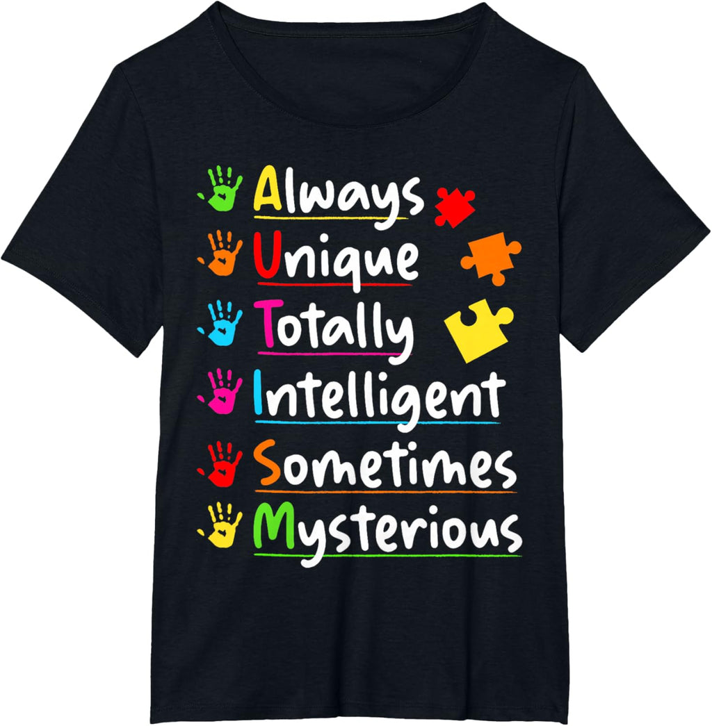 Always Unique Autism Awareness Totally Intelligent Kids