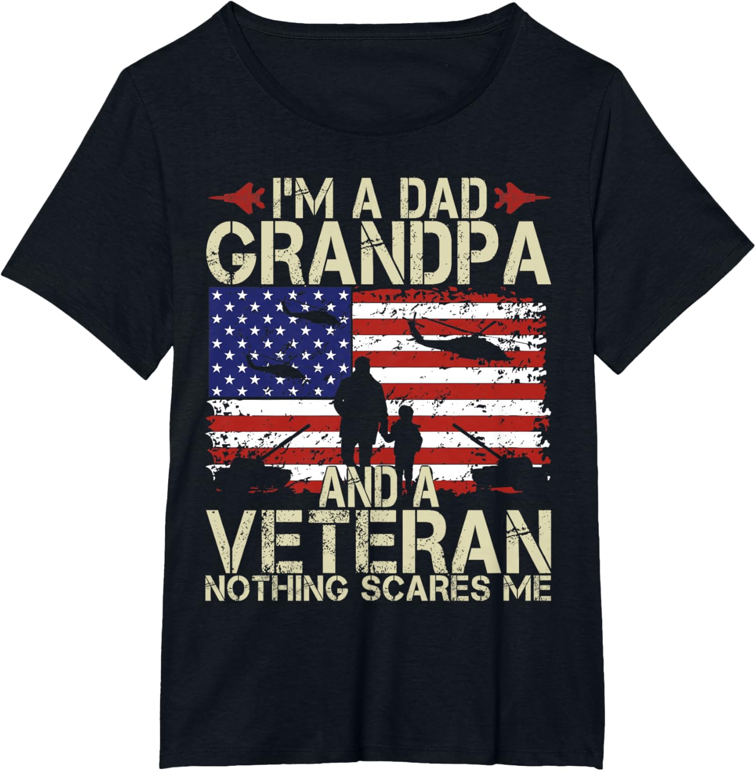 I'm A Dad Grandpa And Veteran Fathers Day Papa Grandpa Gifts