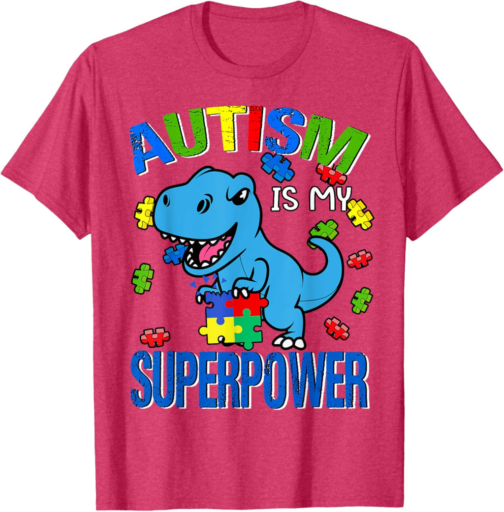 Kids Autism Is My Superpower Funny Awareness Boy Toddler