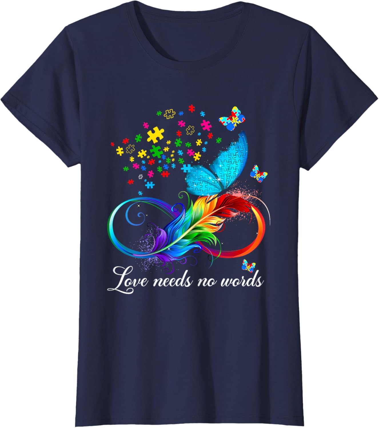 Love Needs No Words Autism Kids Mom Support Autism Awareness