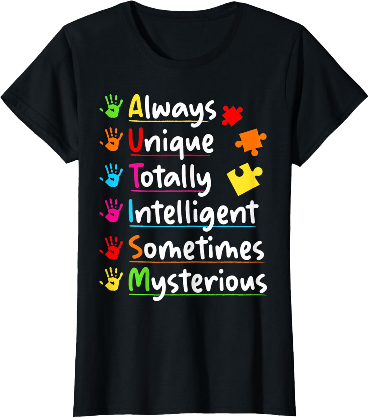 Always Unique Autism Awareness Totally Intelligent Kids