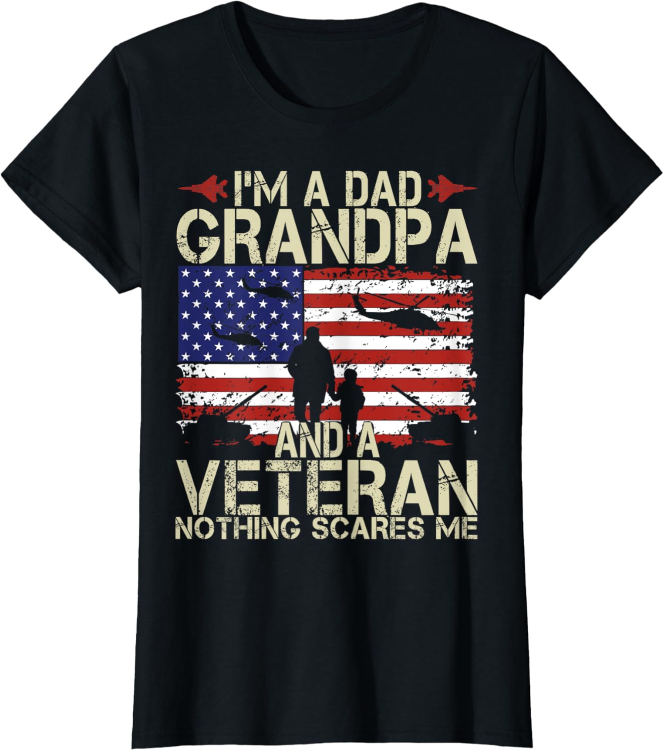 I'm A Dad Grandpa And Veteran Fathers Day Papa Grandpa Gifts