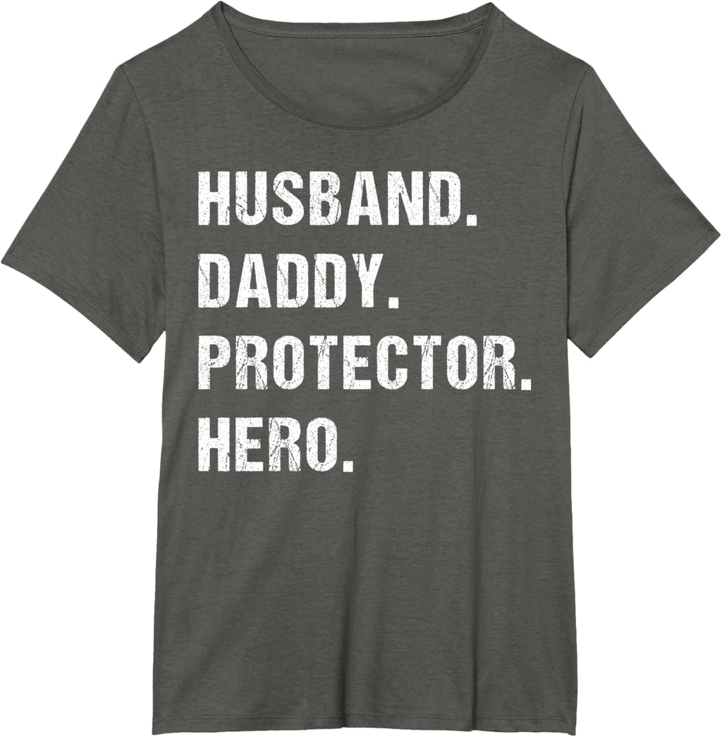 Husband Daddy Protector Hero Fathers Day Gift For Dad Wife