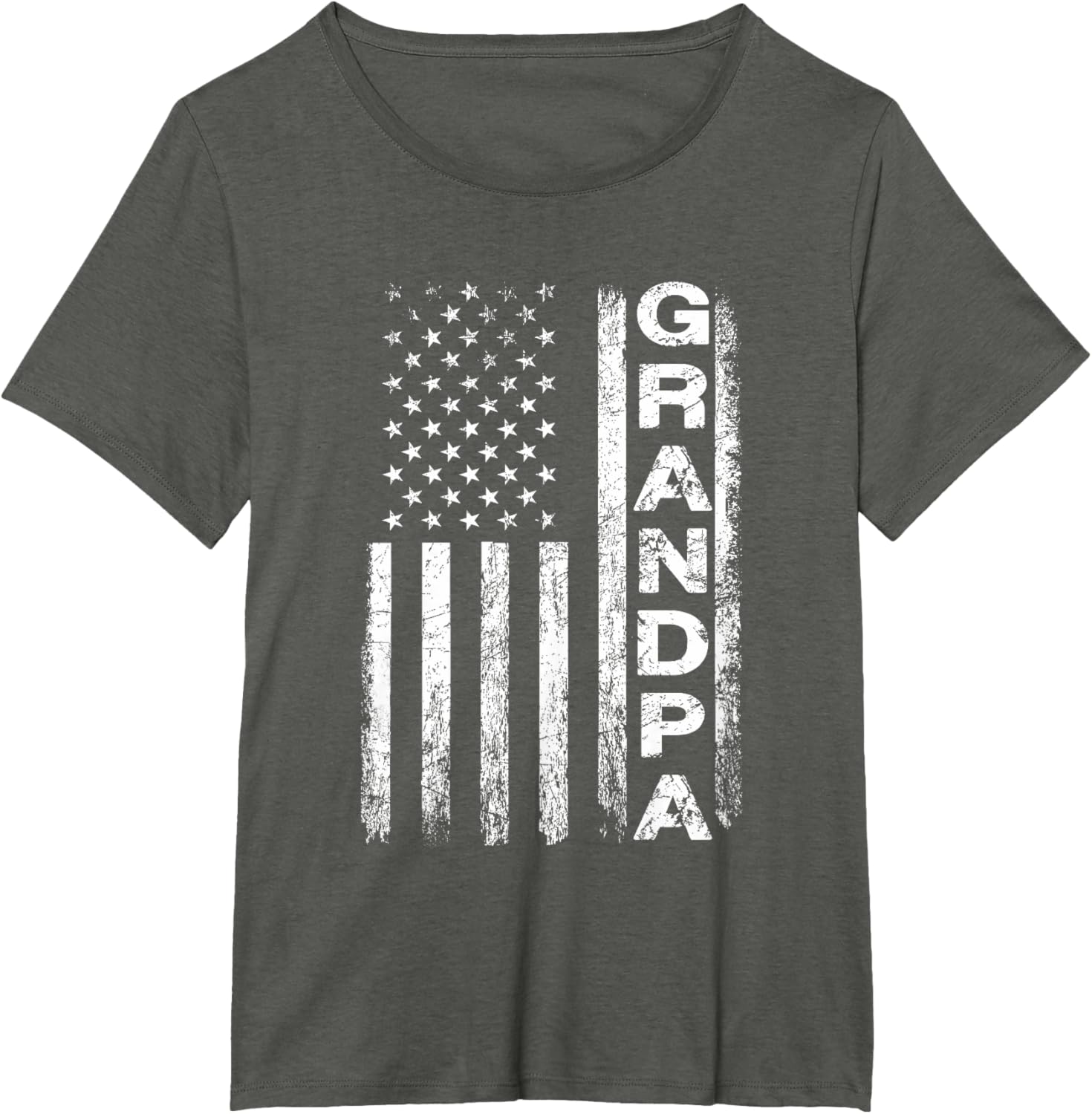 Grandpa Vintage American Flag Father's Day 4th of July Papa