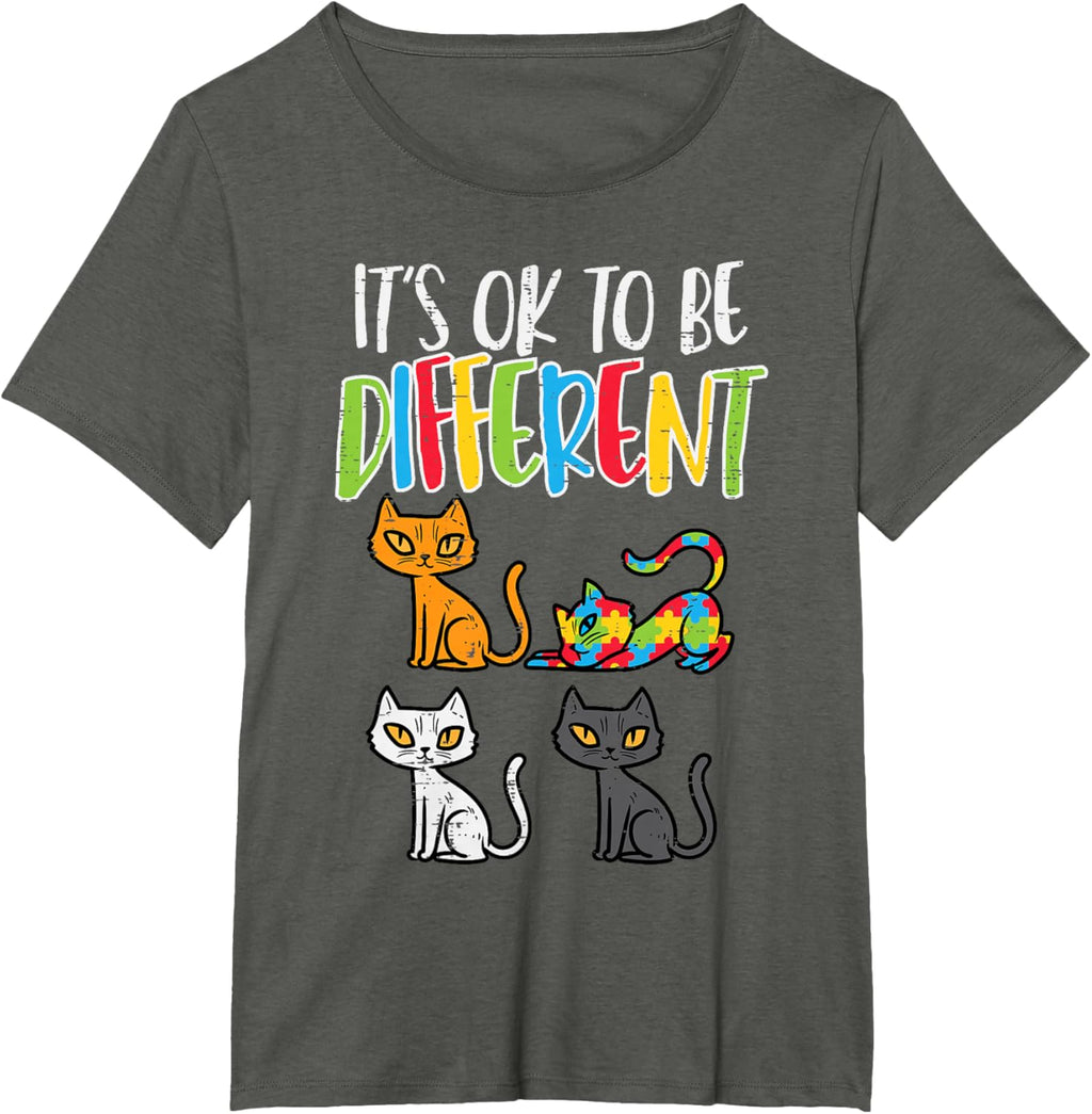 Its Ok To Be Different Cat Puzzle Cute Autism Awareness Kids