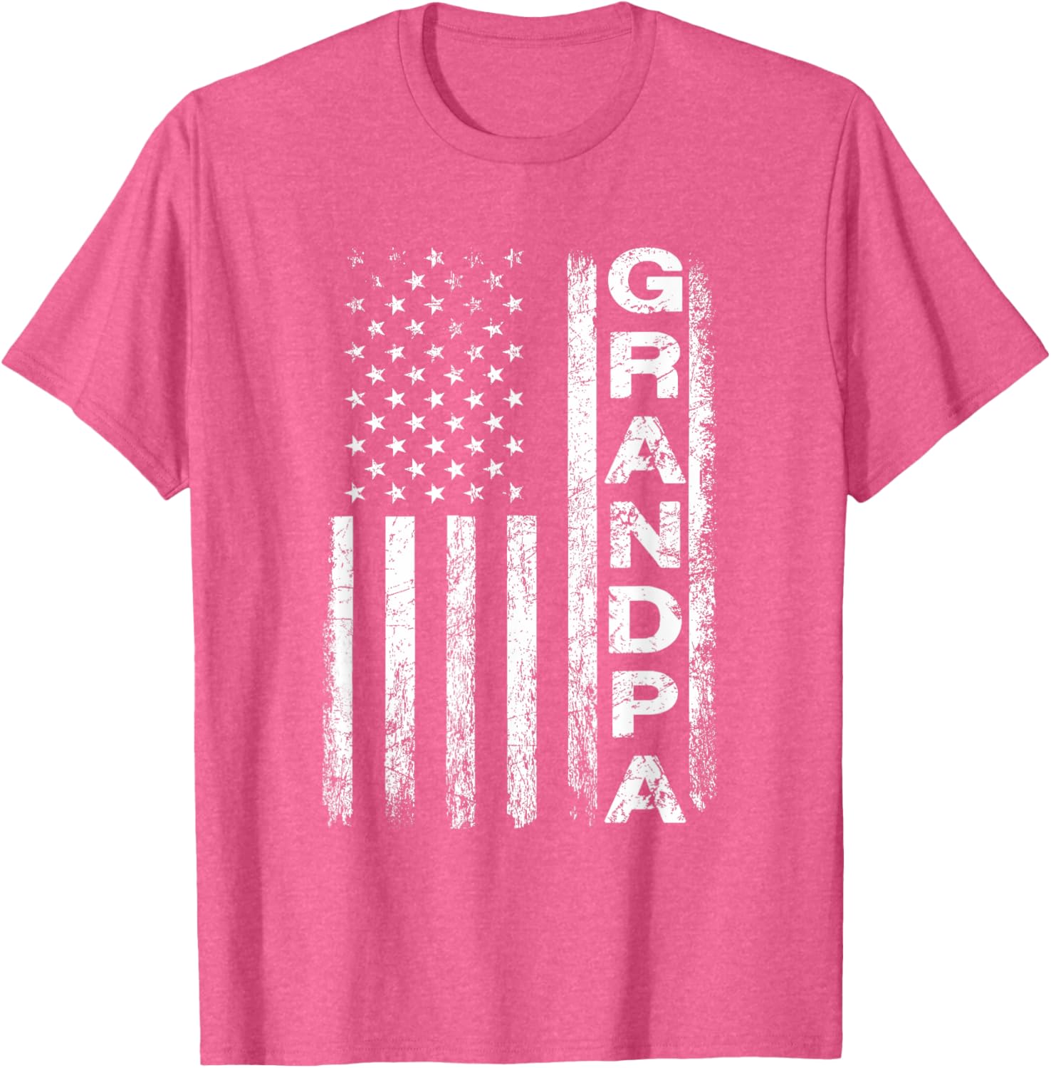 Grandpa Vintage American Flag Father's Day 4th of July Papa