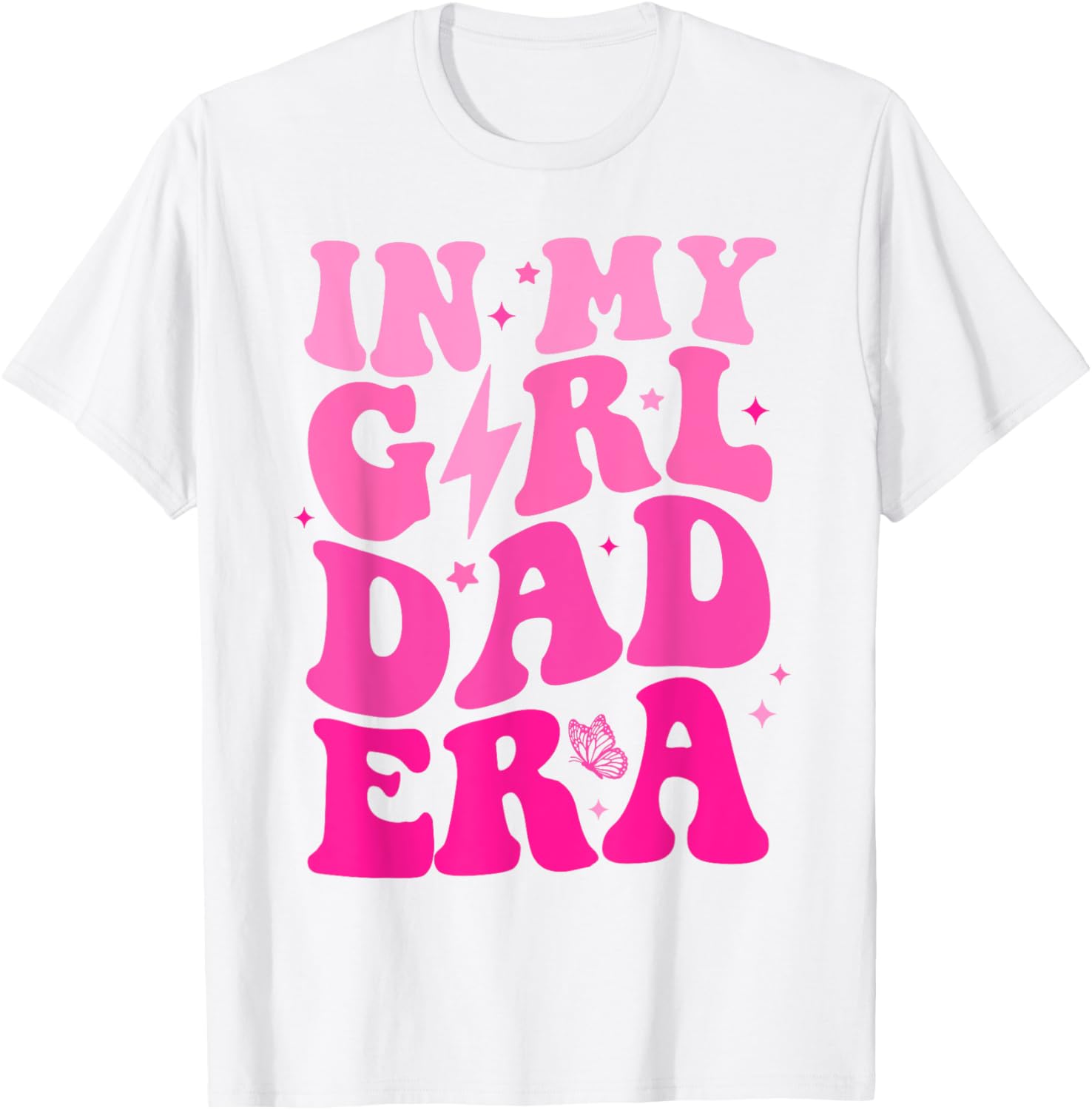 In My Dad Era Girl Groovy Retro Papa Fathers Day