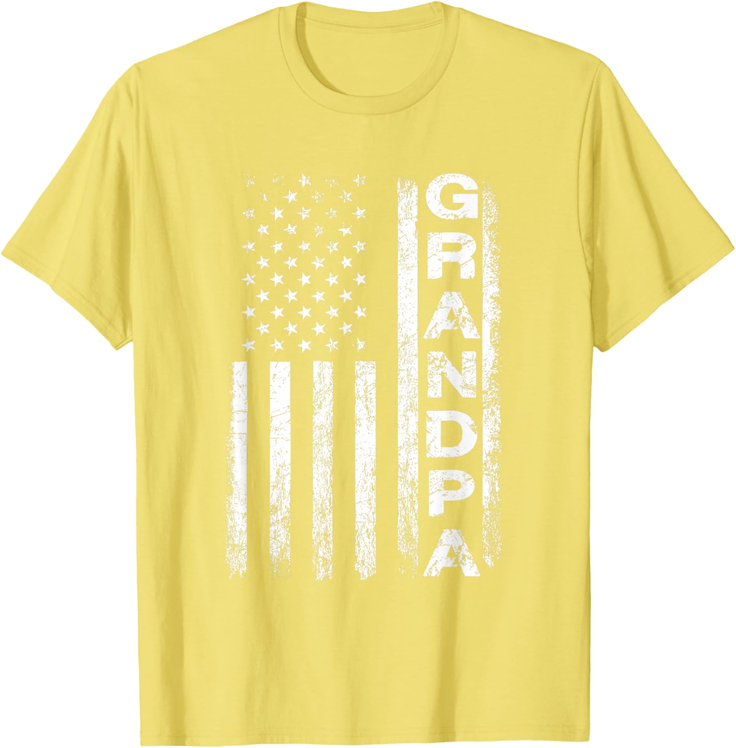 Grandpa Vintage American Flag Father's Day 4th of July Papa