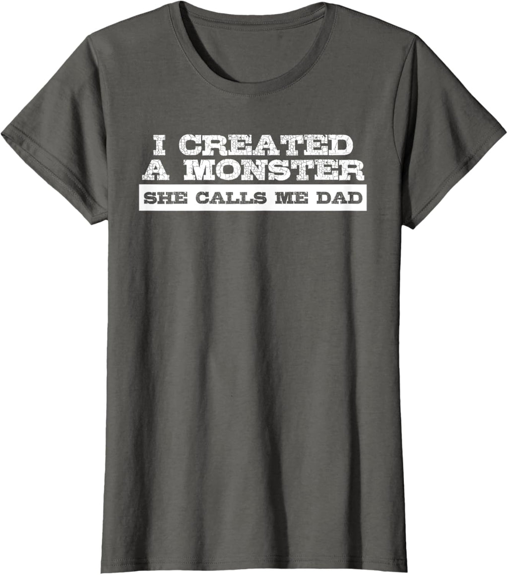 Funny Tshirt Gift for Dad from Daughter First Father's Day