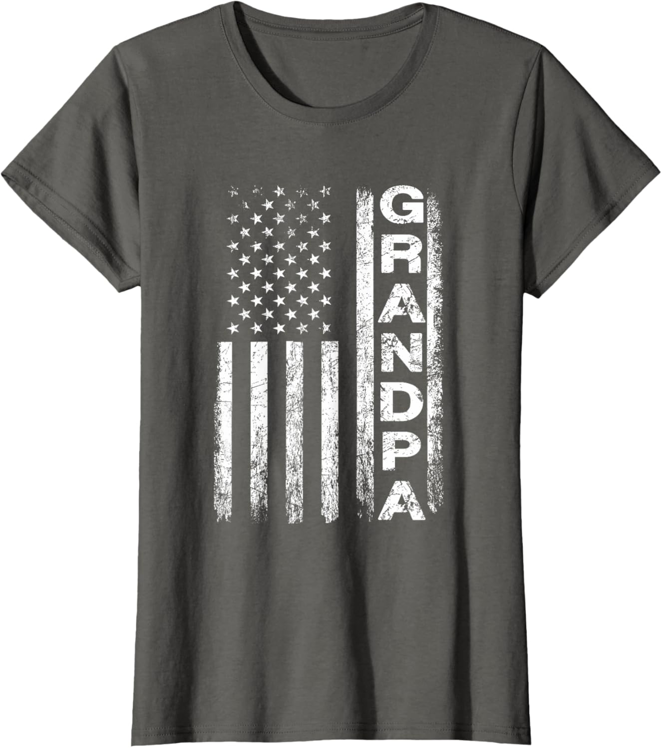 Grandpa Vintage American Flag Father's Day 4th of July Papa