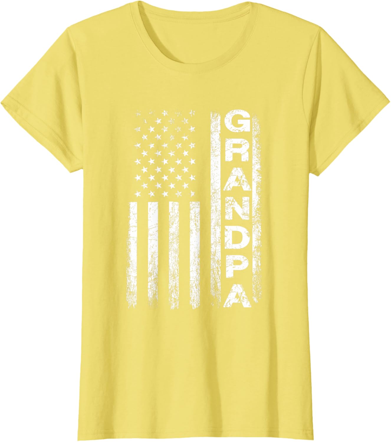 Grandpa Vintage American Flag Father's Day 4th of July Papa