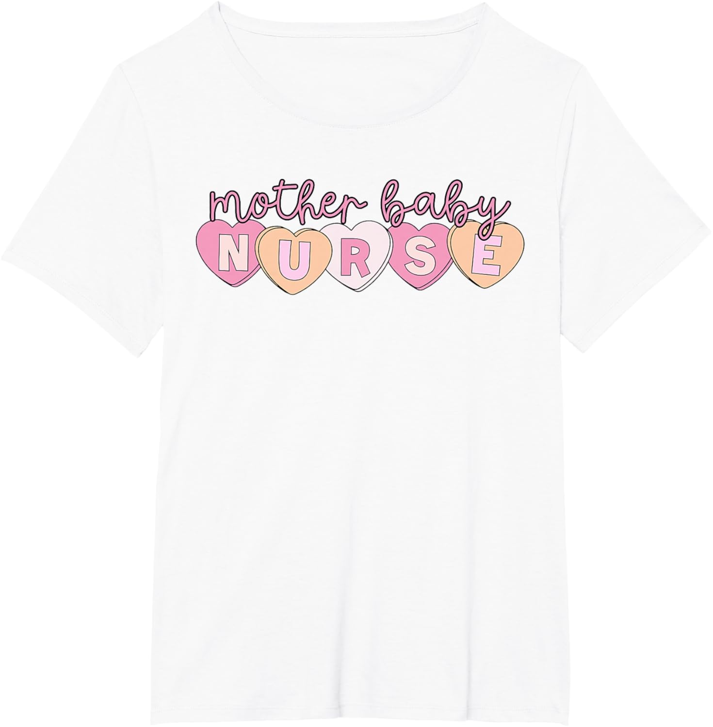 Mother Baby Nurse Hearts Valentine OBGYN Postpartum Nursing