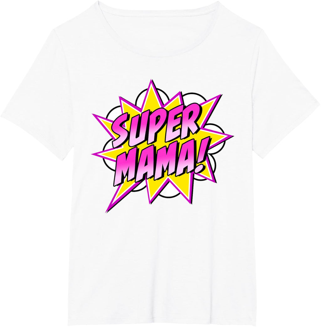 Super Mama Comic Book Superhero Mother's Day