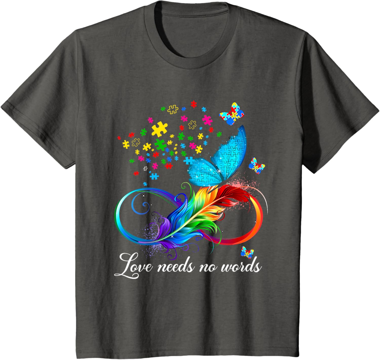 Love Needs No Words Autism Kids Mom Support Autism Awareness