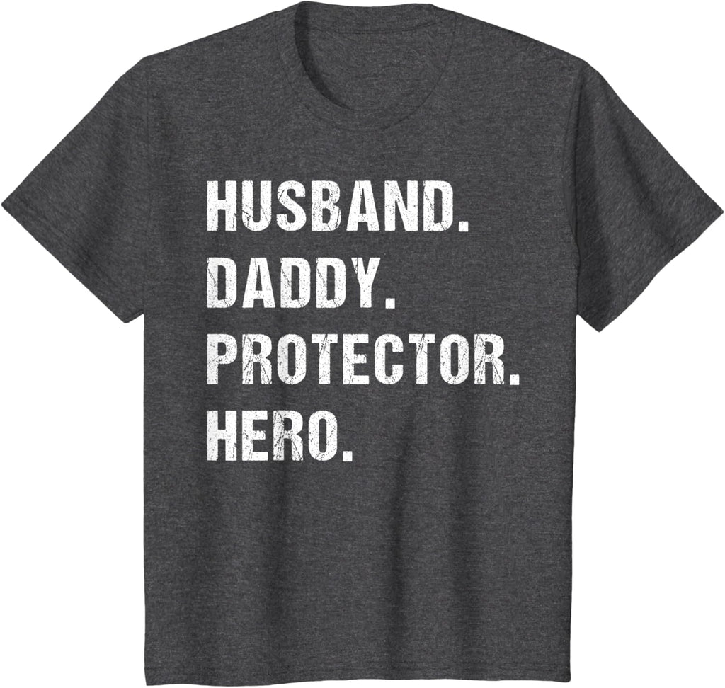 Husband Daddy Protector Hero Fathers Day Gift For Dad Wife