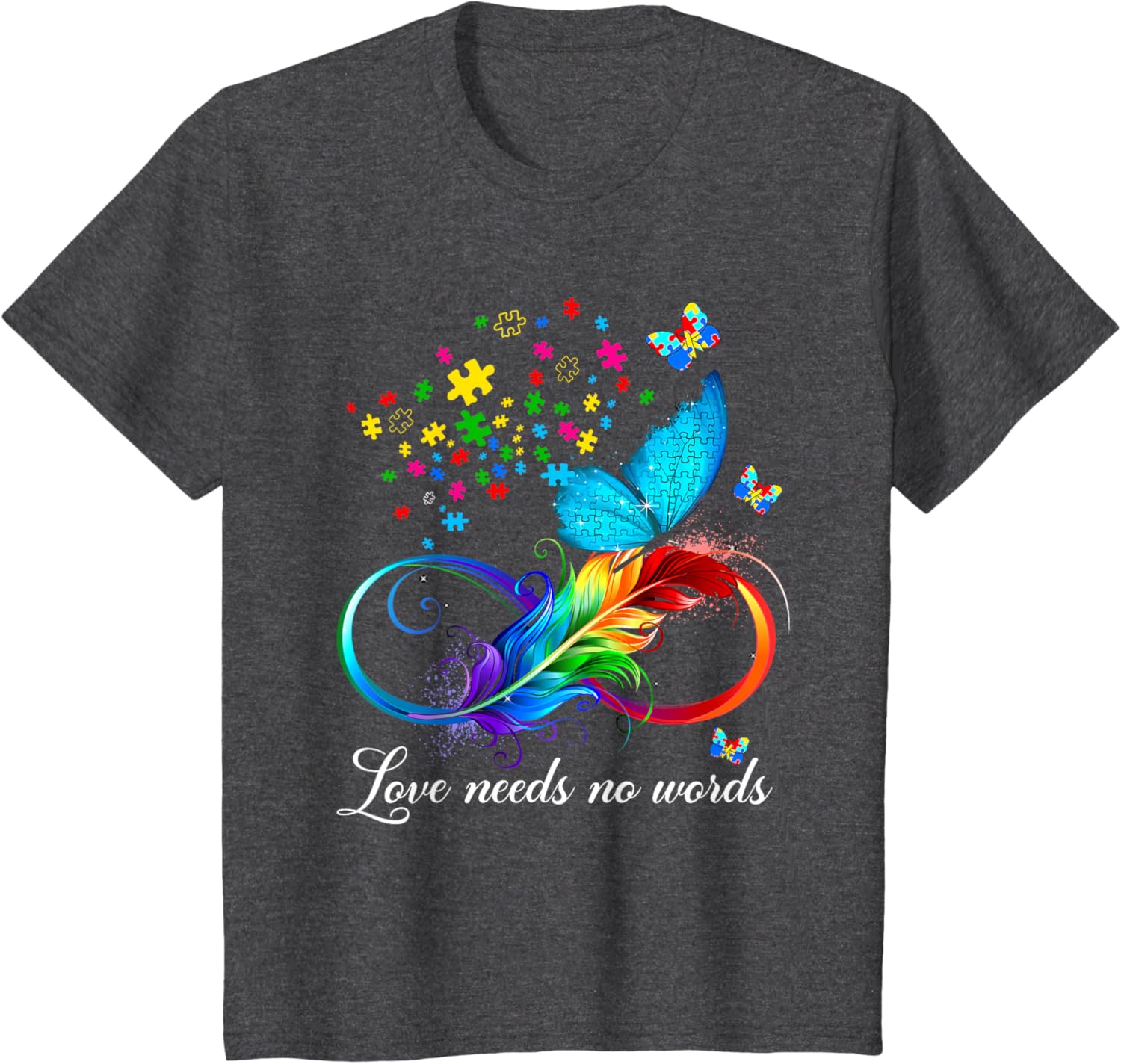 Love Needs No Words Autism Kids Mom Support Autism Awareness
