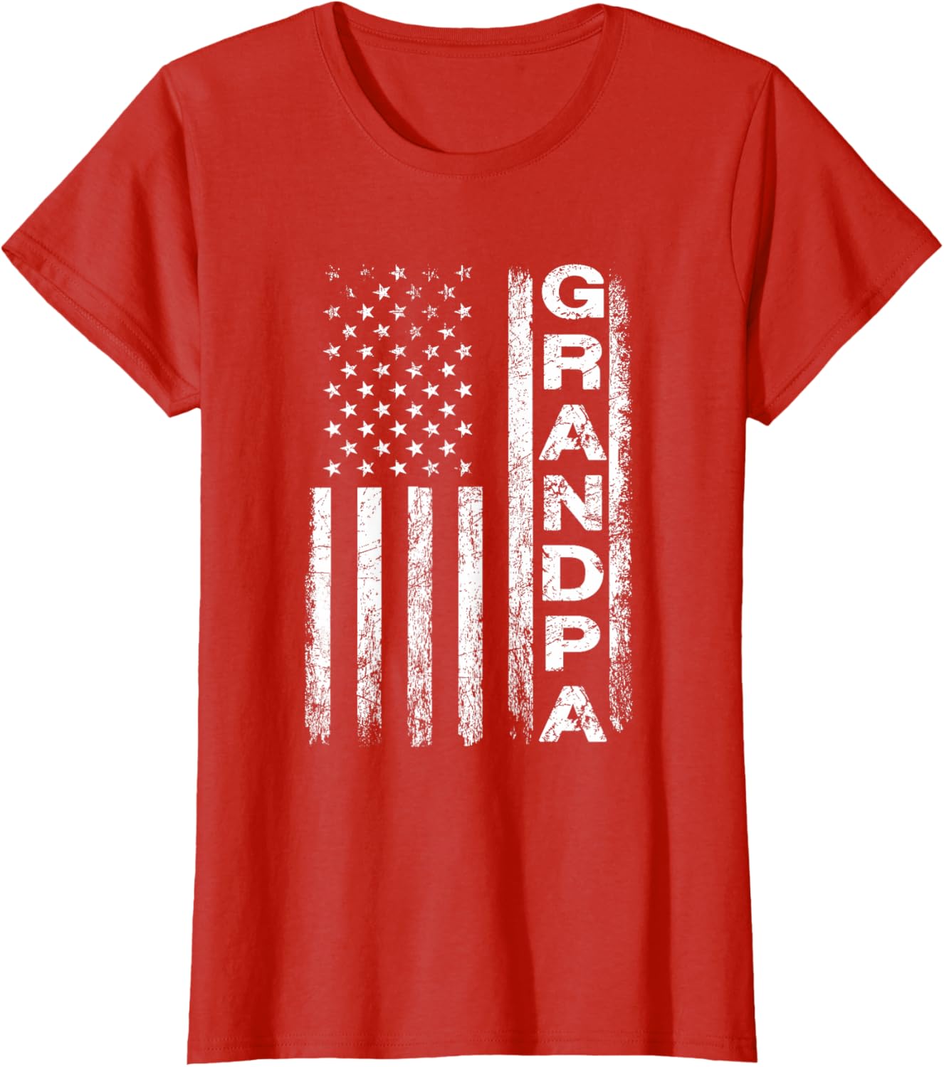 Grandpa Vintage American Flag Father's Day 4th of July Papa