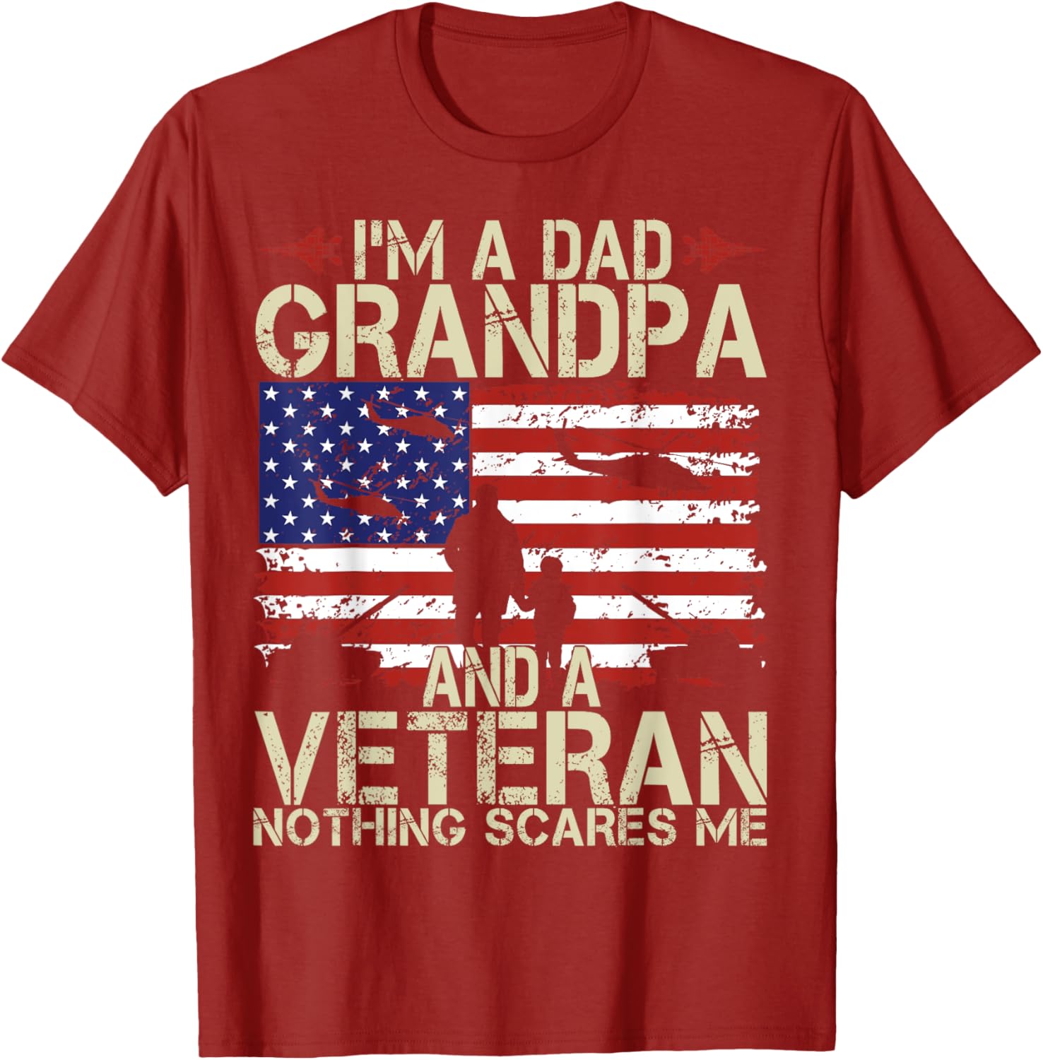 I'm A Dad Grandpa And Veteran Fathers Day Papa Grandpa Gifts
