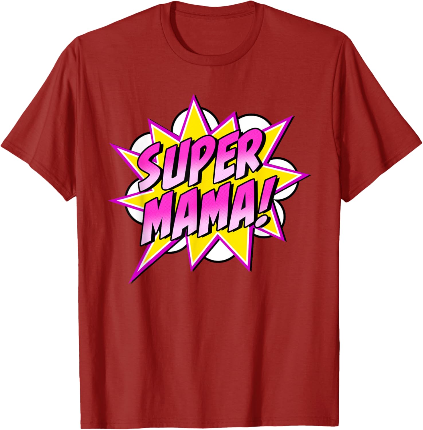 Super Mama Comic Book Superhero Mother's Day