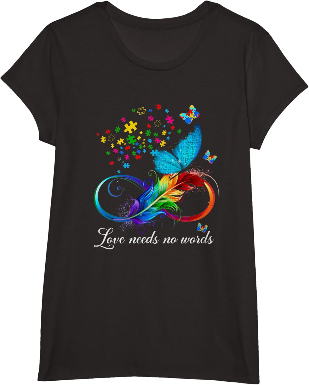 Love Needs No Words Autism Kids Mom Support Autism Awareness