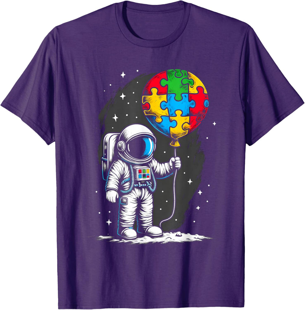 Astronaut Balloon Autism Awareness Space Autistic Kids Boys