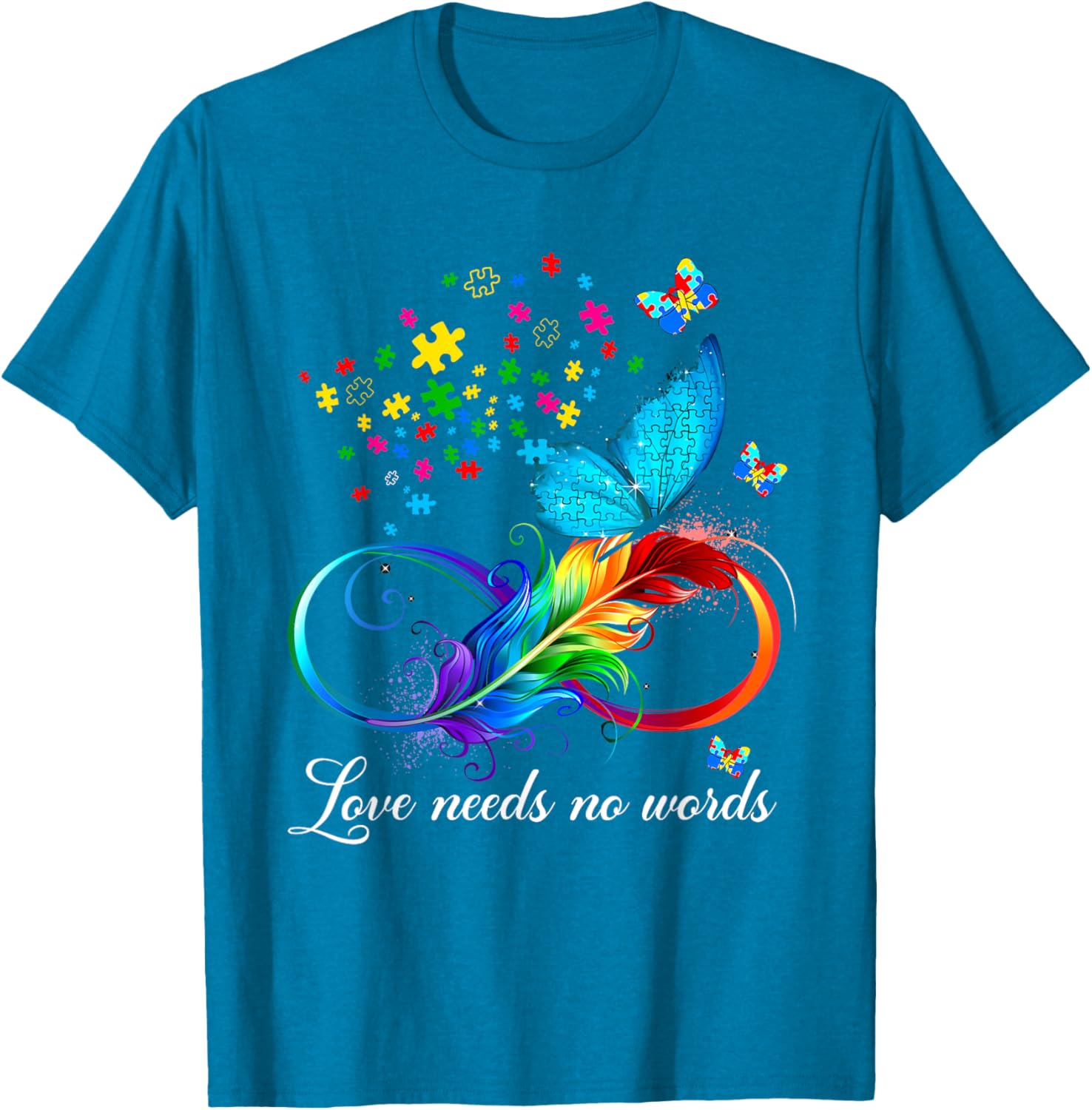 Love Needs No Words Autism Kids Mom Support Autism Awareness