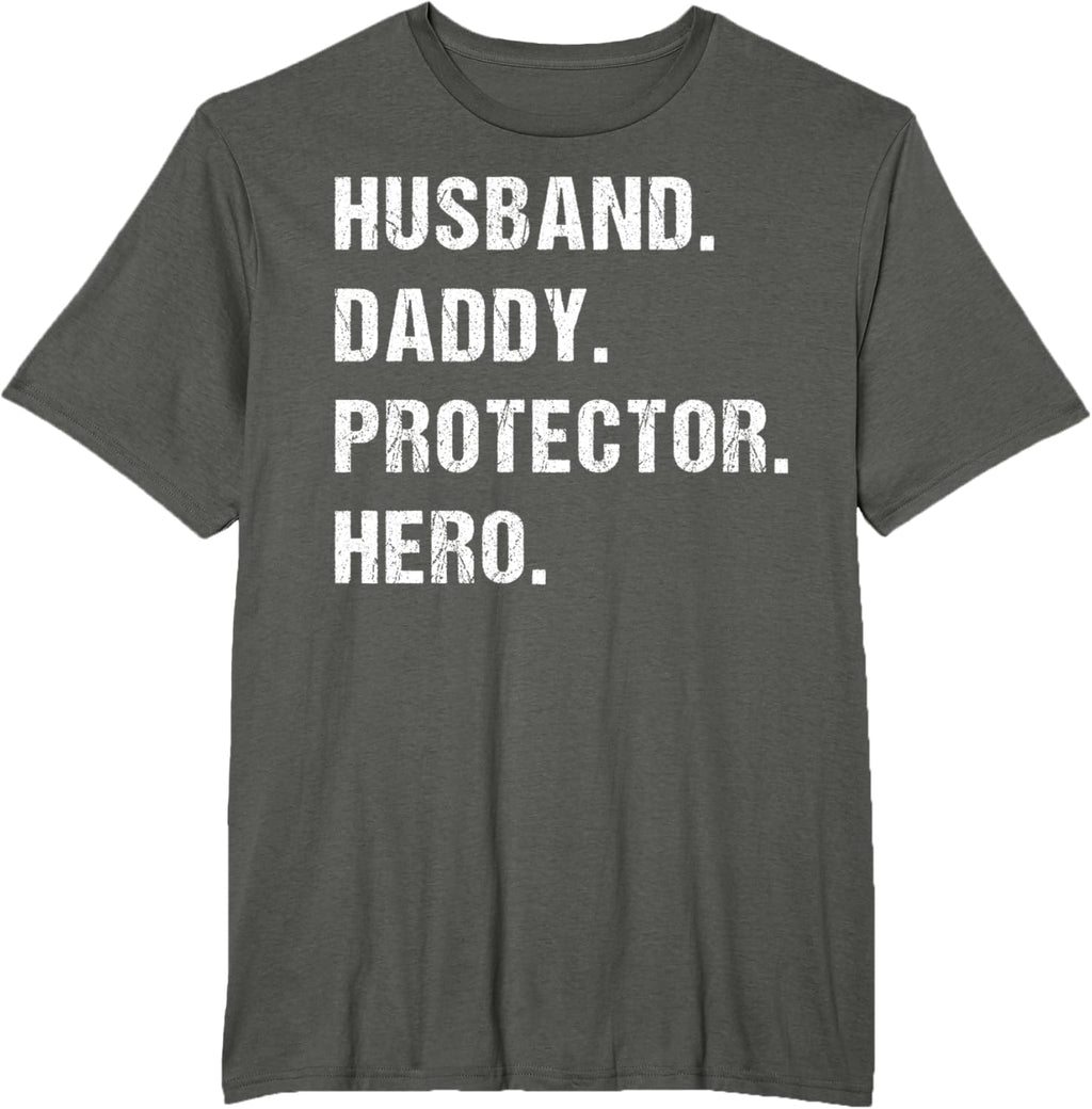 Husband Daddy Protector Hero Fathers Day Gift For Dad Wife