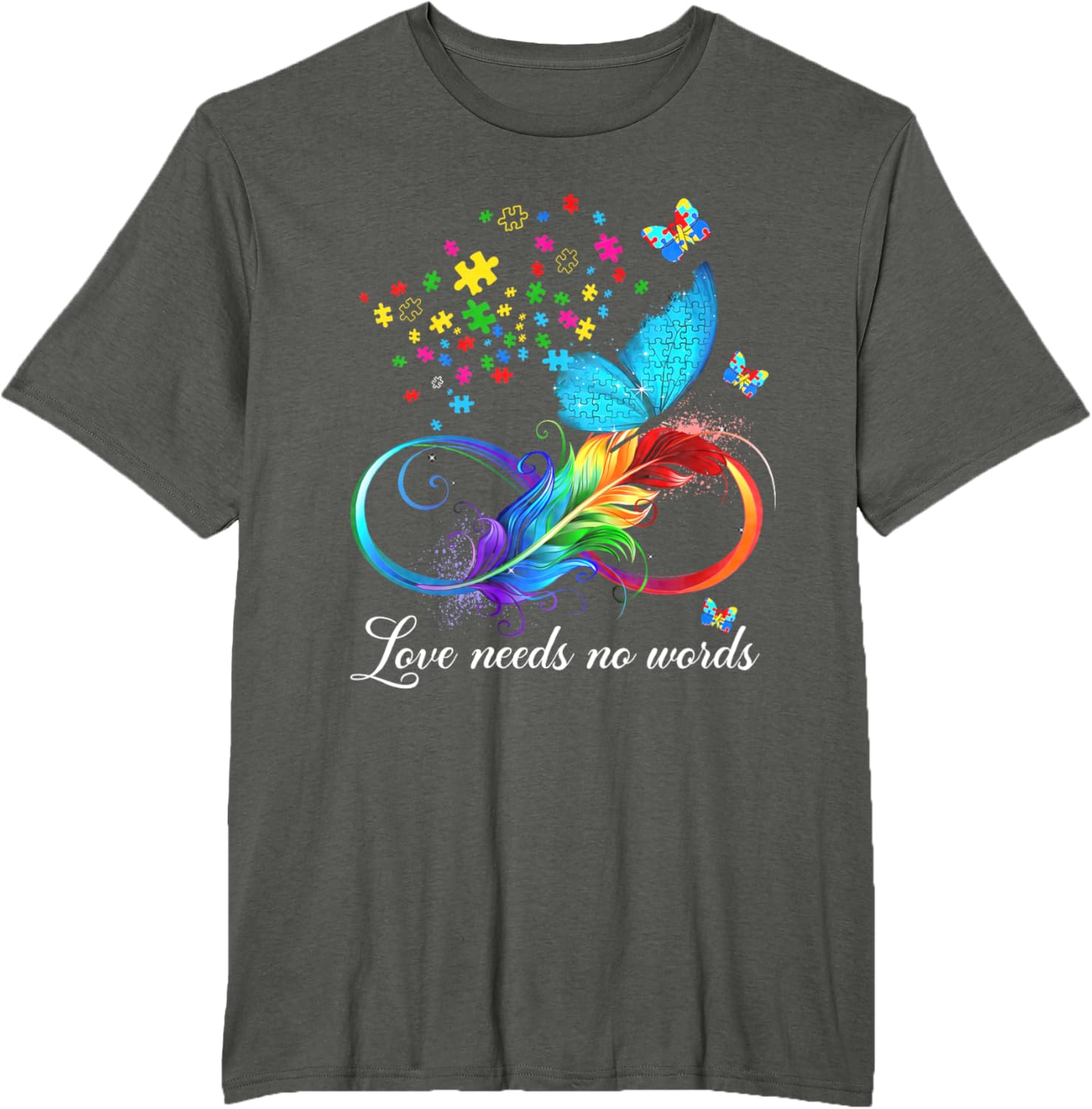 Love Needs No Words Autism Kids Mom Support Autism Awareness